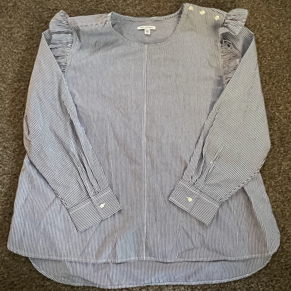 Striped Long Sleeve Dress Shirt
